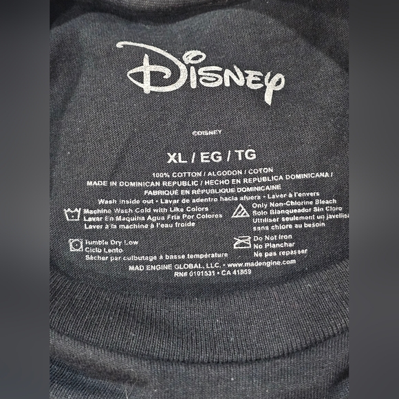 Disney Adult Alice in Wonderland Mostly Mad Tea Party Shirt. Size XL, New! - Picture 3 of 3